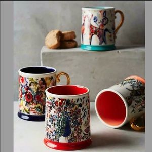 NWT New In Box Anthropologie Starla Hoffman Mug.
